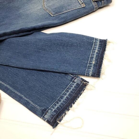FRAME Size 25 Le Garcon Release Hem Crop Boyfriend Jeans - Picture 14 of 15